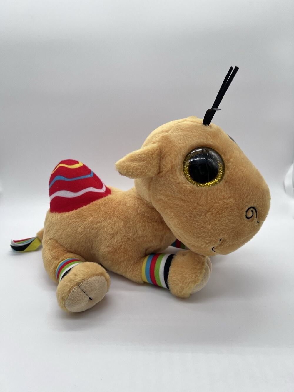 Ty Beanie Boos Jamal Camel Plush Medium Buddy Gold Glitter Eyes 11” 2019